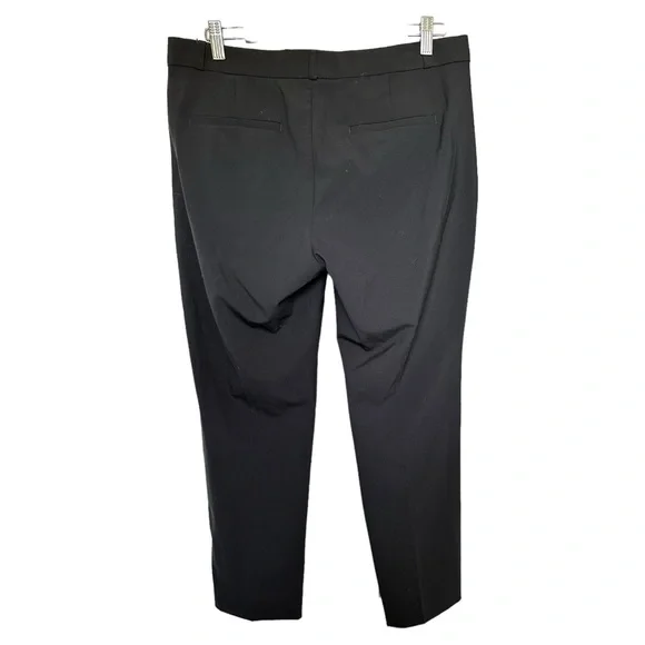 Banana Republic Ryan Slim Straight Fit Washable Wool Blend Pants Black  8 Short - Picture 5 of 14